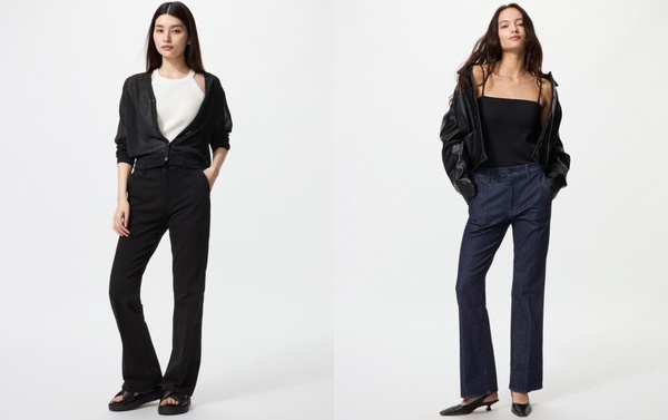 UNIQLO 合身喇叭牛仔褲：舒適、彈性滿分，NT$1,290