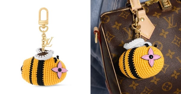 精品掛件推薦：Louis Vuitton Bee LV Crochet 手袋吊飾，NT$24,400