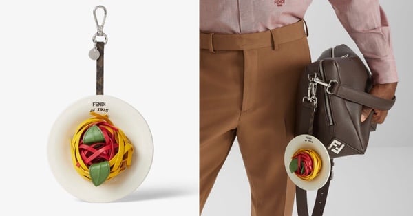 精品掛件推薦：FENDI 義大利麵吊飾，NT$32,000