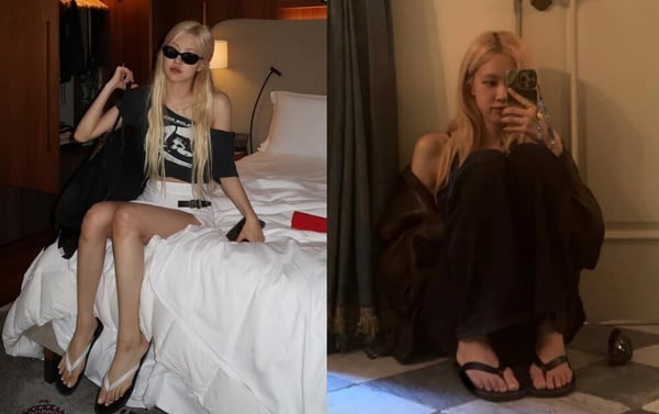 The Row 人字拖稱霸 Lyst 熱單榜首！今夏必學夾腳拖穿搭攻略，Rosé、Jennie也跟風