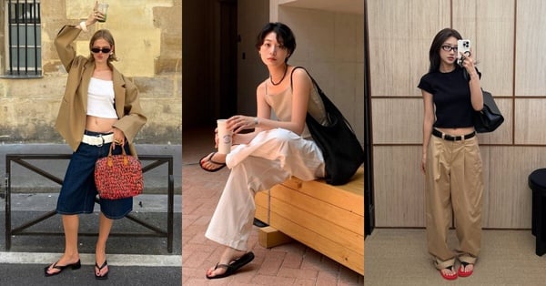 The Row 人字拖稱霸 Lyst 熱單榜首！今夏必學夾腳拖穿搭攻略，Rosé、Jennie也跟風