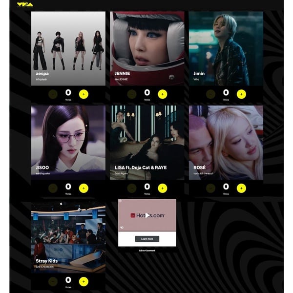 2025VMA入圍名單！BLACKPINK成員全入圍