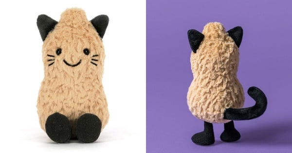Jellycat新角色：花生貓貓 Amuseables Peanut Cat Outfit