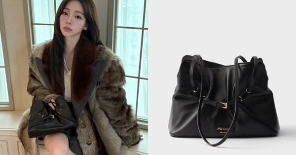 Prada Dada 小號納帕軟皮袋：Karina 同款，NT$91,000