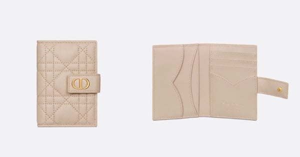 2025 名片夾推薦：Dior Caro Dandelion 卡夾，NT$17,000