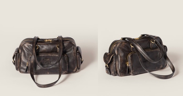 Miu Miu 必收人氣新品：Pocket 納帕軟皮手挽袋，NT$145,000