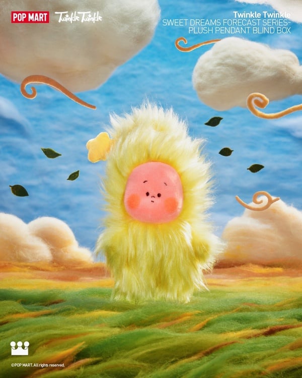 POP MART 星星人「好夢氣象局」系列角色：大風中凌亂 (Mess in Wind)