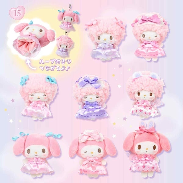 7-11「三麗鷗盲盒」可愛登場！美樂蒂與彼安諾手指玩偶、三麗鷗前髮夾、解體拼圖超欠收