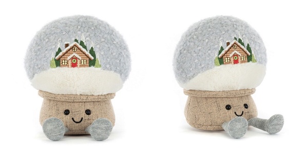 2025聖誕限定Jellycat新角色：聖誕雪球 Amuseables Snow Globe