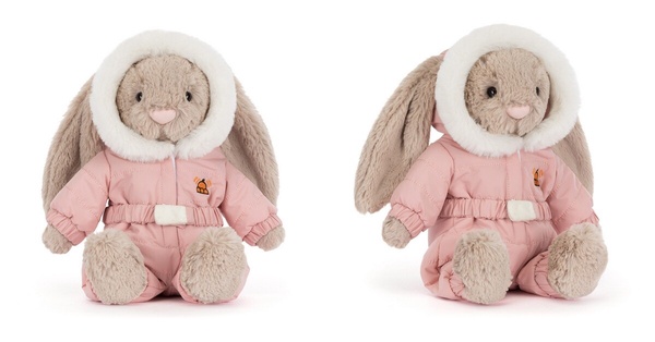 2025聖誕限定Jellycat新角色：滑雪兔兔 Bashful Bunny 'Snow Suit'