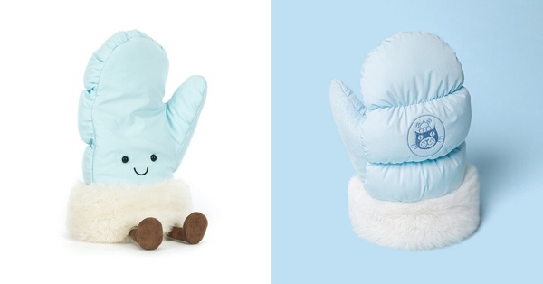 2025聖誕限定Jellycat新角色：手套娃娃 Amuseables Mitten