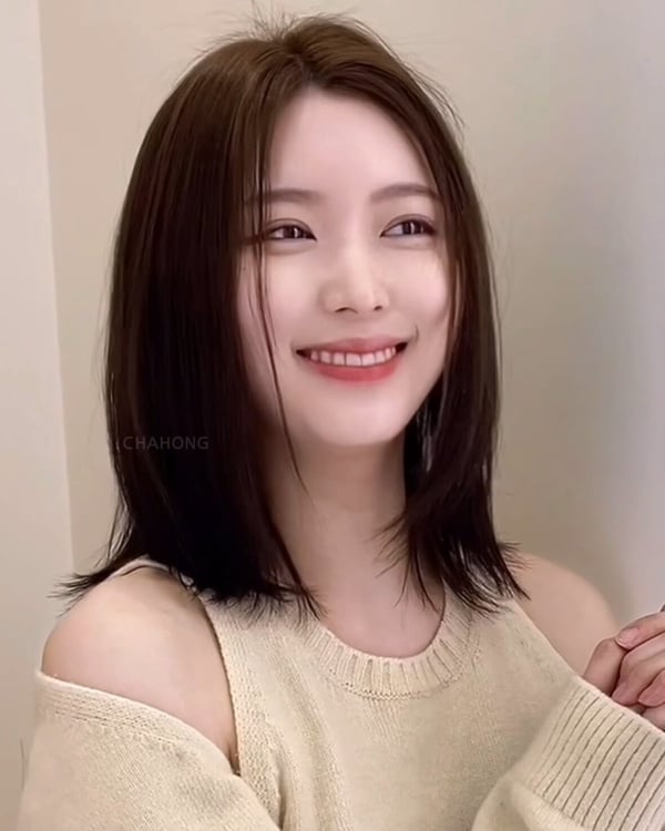 鎖骨髮範本16：直順感鎖骨髮