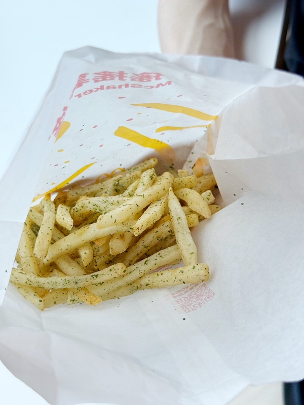 麥當勞「搖搖薯條」海苔、蔥辣口味都必吃
