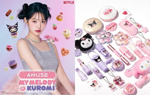 AMUSE 「美樂蒂＆酷洛米」聯名彩妝登場！兩款熱賣氣墊、氣泡蘇打潤唇膏