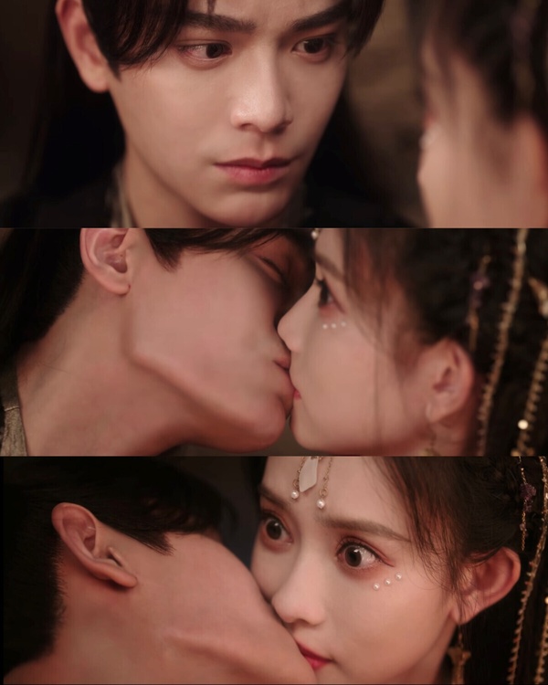 丁禹兮是新生代95生裡，眼神戲特別厲害的一位，去年《永夜星河》他演活了病嬌少年慕聲的情感變化，而今年丁禹兮客串《淮水竹亭》一人分飾兩角，一個是真正的張家家主「張正」以及他的替身「阿那然」，兩人雖然擁有一模一樣的臉孔，但性格與身世卻截然不同，丁禹兮的演技又再次驚豔劇迷！