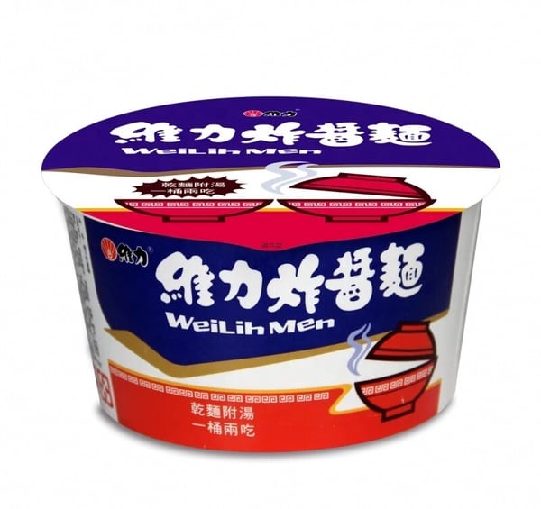 維力炸醬麵為台灣國民泡麵第五名