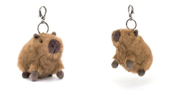 Jellycat必收包包吊飾：水豚 Clyde Capybara 
