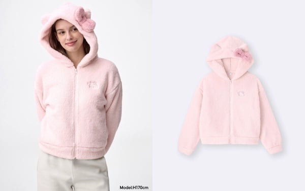 GU x Sanrio三麗鷗聯名家居服系列開賣！Hello Kitty、布丁狗睡衣太可愛，百元價入手！