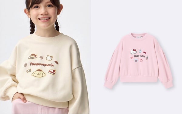 GU x Sanrio三麗鷗聯名家居服系列開賣！Hello Kitty、布丁狗睡衣太可愛，百元價入手！