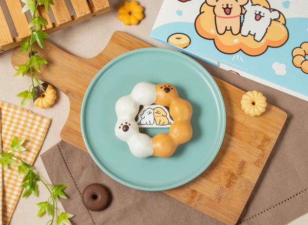 Mister Donut聯名「線條小狗」甜甜圈9/2開賣！