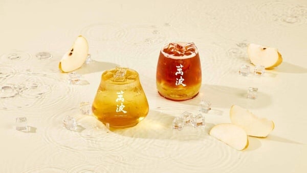 萬波「手搖新品」：萬波推水梨手搖「梨仔青」與「梨仔紅」9/5開賣、折10元優惠