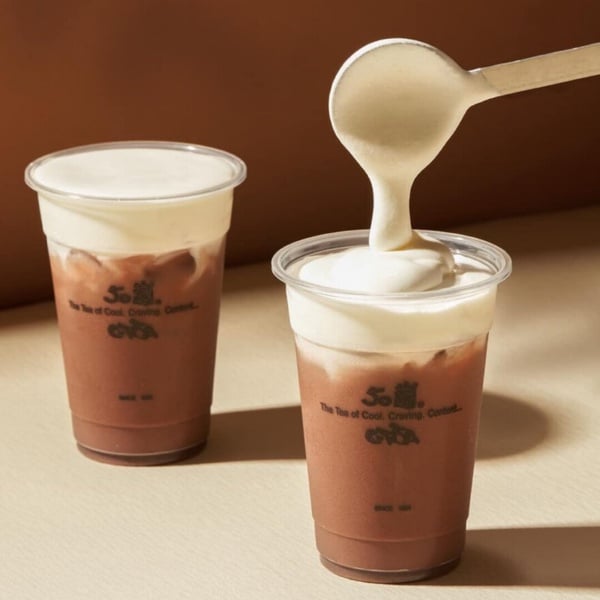 冬天就該來一杯50嵐的可可芭蕾