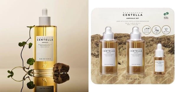 2025 Costco必買彩妝保養品推薦：SKIN1004 積雪草精華 120毫升 X 2入 + 30毫升 X 1入，NT$1,099
