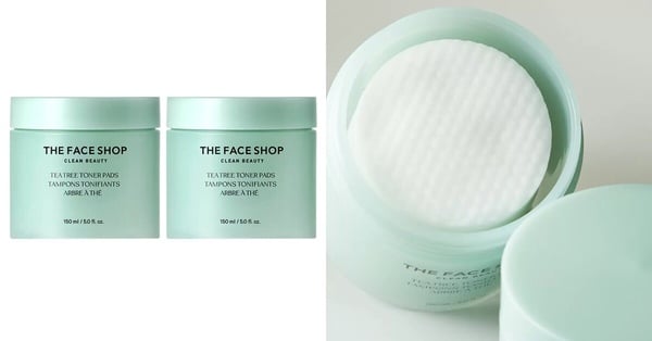 2025 Costco必買彩妝保養品推薦：The Face Shop 茶樹淨膚調理爽膚棉組，NT$659