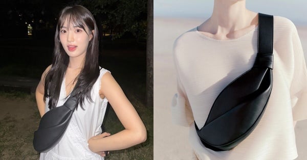  尹瑞娥同款愛用包 Polène Neyu 的細節，包含其獨特的設計，以及身背款黑色包款的穿搭示範。