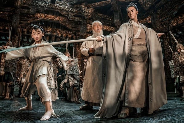 Netflix電影推薦《封神第一部》海報，演員于適、陳牧馳、費翔展現神話角色造型