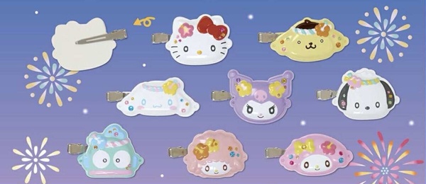 7-11「三麗鷗盲盒」可愛登場！KITTY文具系列、三麗鷗髮夾吊飾、酷洛米禮物萌趣豆必收