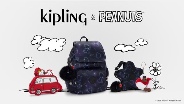 最新話題聯名新品：Kipling x PEANUTS