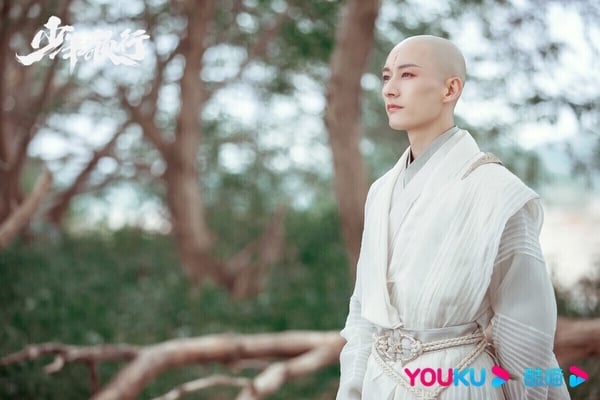 劉學義在古裝劇《少年歌行》中特別出演，其飾演的無心和尚造型廣受好評