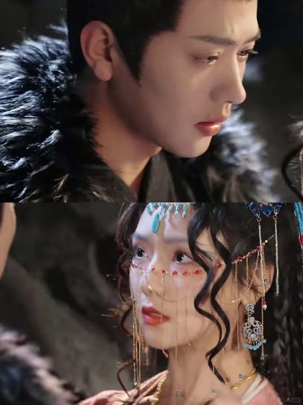 《長夜相思入星河》中的男女主角，上演因「黃泉毒」綁定的高冷世子寵妻故事