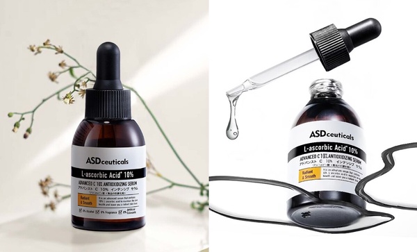 維他命C精華液推薦10：ASDceuticals 左旋維他命C10高效緊緻精華