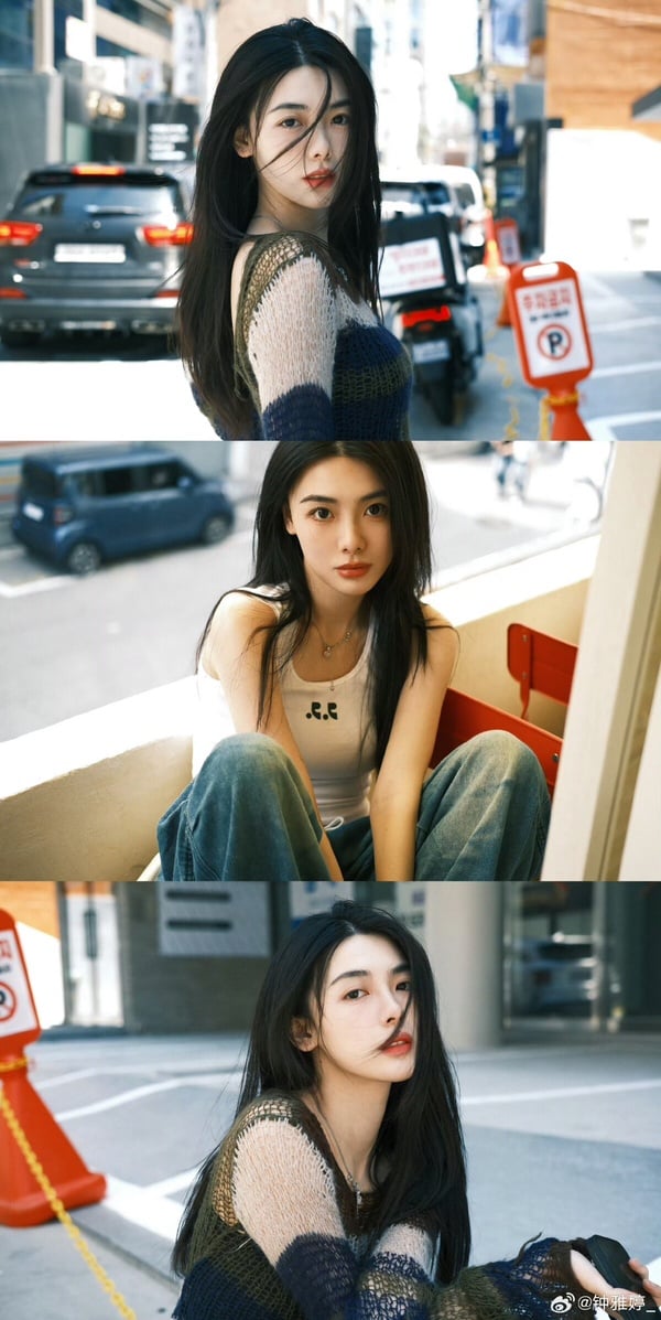 4.戲外私服穿搭大走純欲少女風