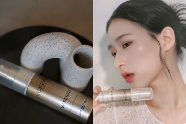 平價妝前乳推薦6：L'Oréal Paris 巴黎萊雅 多效防護輕裸美肌乳 #美肌小金管