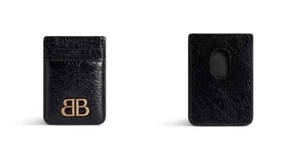 萬元有找精品配件：Balenciaga 磁吸卡夾，NT$8,750