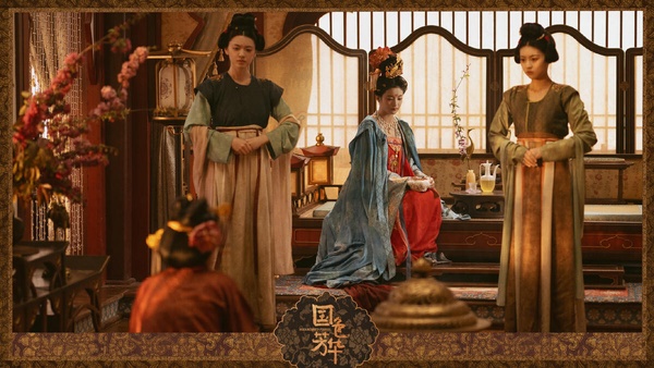 大女主經商劇《國色芳華》劇照，展現了劇組精心還原的唐朝場景與服裝