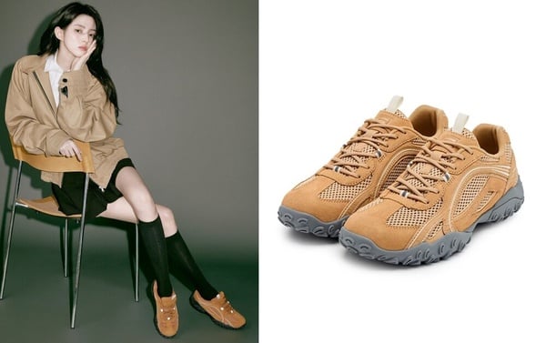 2025棕色球鞋推薦：Fila Echappe LX Mocha 復古運動鞋，NT$2,700 (韓韶禧同款）