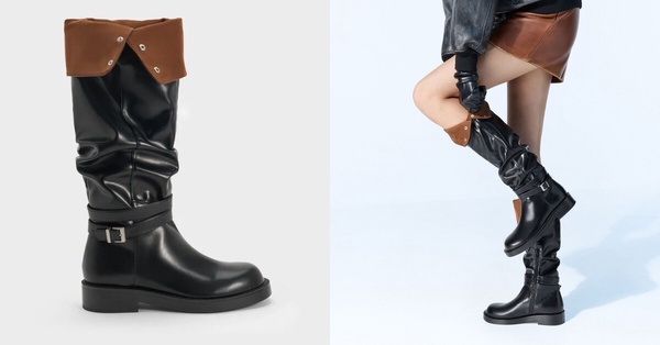 皺摺靴推薦3：CHARLES &amp;amp;amp;amp;amp;amp;amp;amp;amp;amp;amp;amp;amp; KEITH Eilis 反摺長靴，NT$3,390