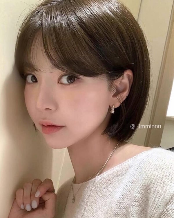 耳上短髮女造型13：日系圓弧耳上短髮