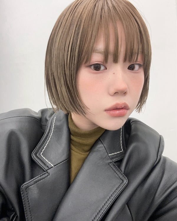 耳上短髮女造型1：耳上鮑伯短髮