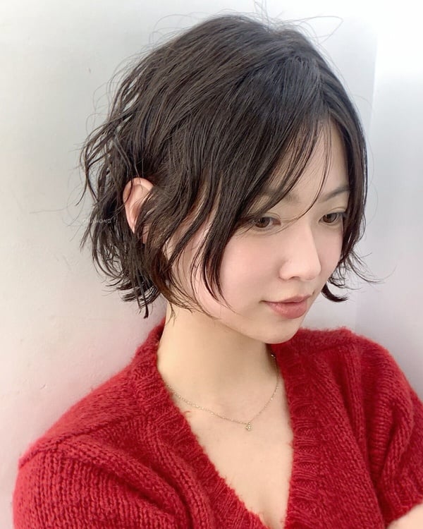 耳上短髮女造型3：簡約法式短髮