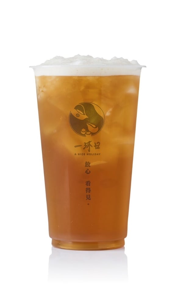 一杯清爽的一沐日荔枝烏龍，是夏日推薦的解膩果茶飲品