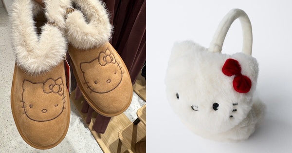 ZARA 悄悄上架「Hello Kitty聯名系列」！厚底毛毛雪靴太可愛、必搶KITTY大頭耳罩！