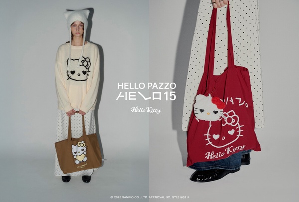 HELLO KITTY × PAZZO 15週年聯名登場！全系列商品&價格公開，巨型Kitty公仔裝置必打卡