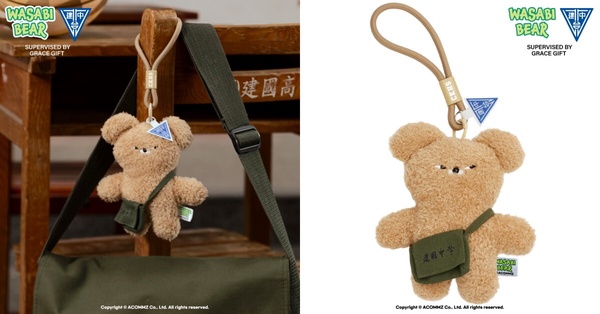 建中 127 週年× WASABI BEAR 12/1開賣！Grace Gift搶先買，限定芥末熊娃娃、服飾必收