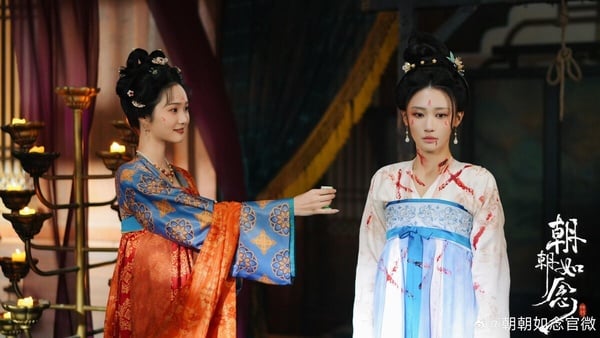 短劇《朝朝如念》是重生復仇題材，設定很有新鮮感，女主重生後覺醒「預知夢」能力，女二則是「執筆穿書女」擁有預知未來的金手指。兩人都有金手指在身，展開對決。這個設定如果拍得好的話應該會有看點，只是可惜劇情爽感不夠，大家期待能看到像《墨雨雲間》一樣的逆襲大女主，沒想到這部劇女主很憋屈，沒有重生劇應有的爽感。