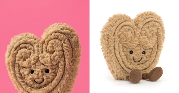 Jellycat 2026 年西洋情人節新品：蝴蝶酥 Amuseables Philippe Palmier